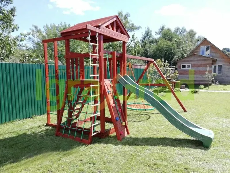 Детская игровая площадка IgraGrad Панда Фани Fort с сеткой