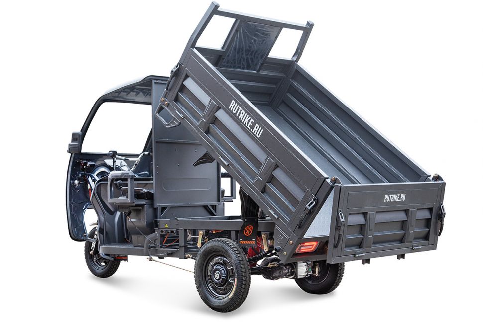 Грузовой электротрицикл Rutrike D5 Кабина гидравлика 1700 60V1200W