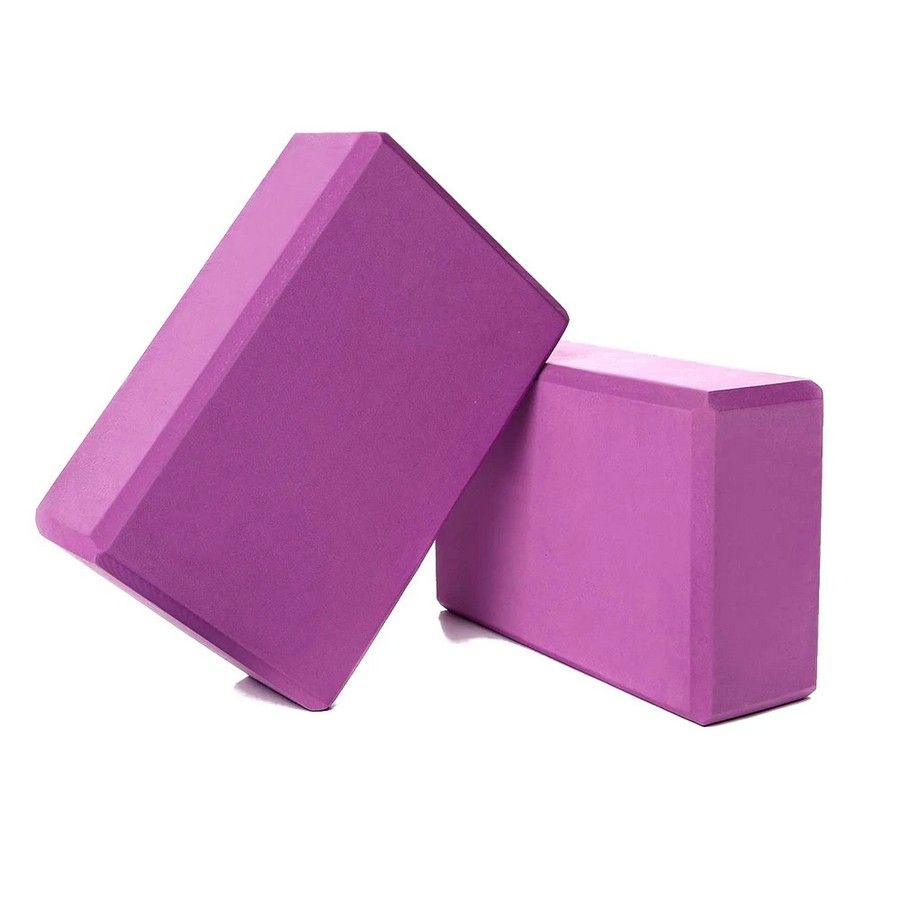 Блок для йоги OKPRO OK1235A (фиолетовый)