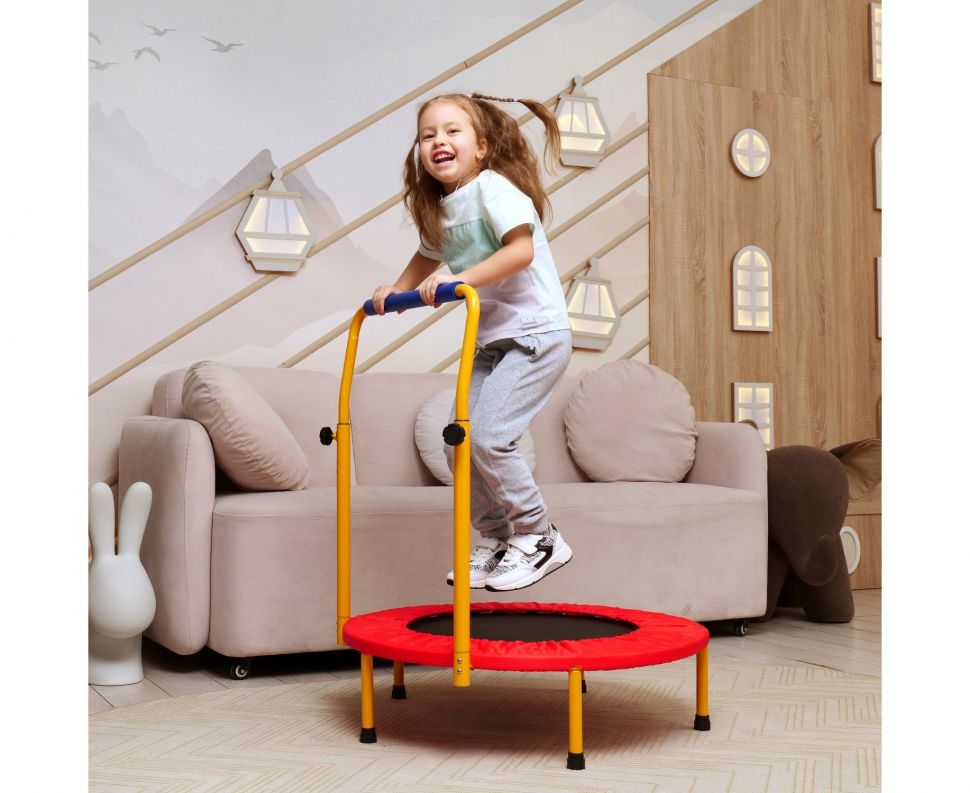 Батут DFC Trampoline Fitness 32 дюйма б/сетки (81см), поручень Батут DFC Trampoline Fitness 32 дюйма б/сетки (81см), поручень