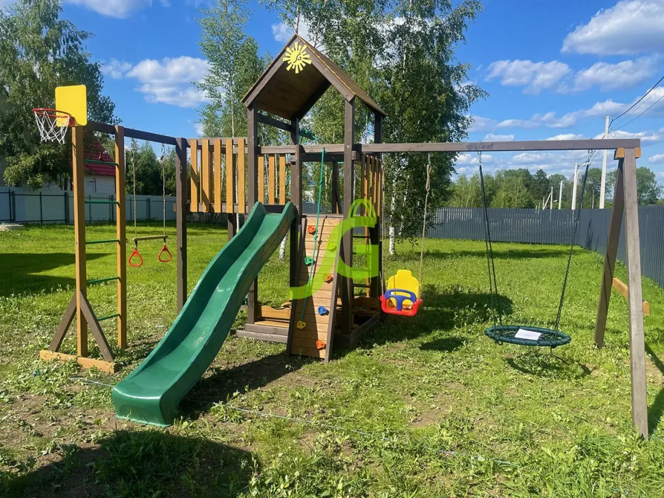 Детская игровая площадка IgraGrad Панда Фани с балконом мод.2