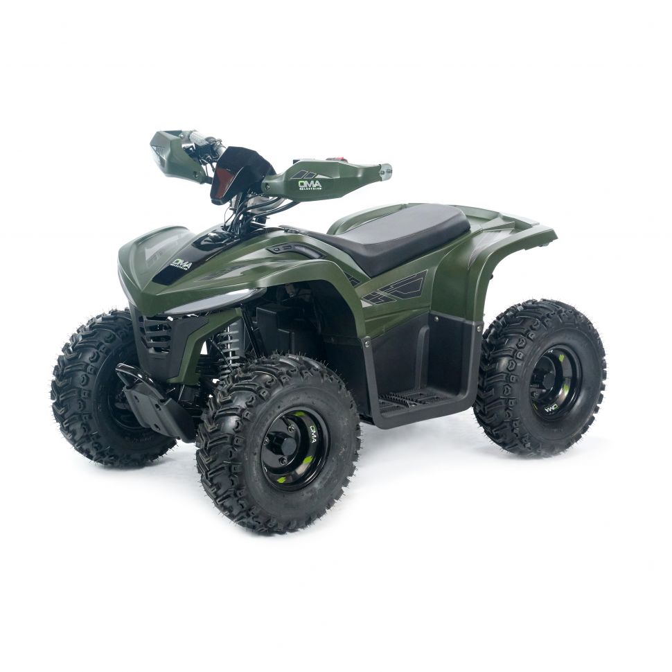 Квадроцикл детский электрический OMA Electric ELF-750 Dark green