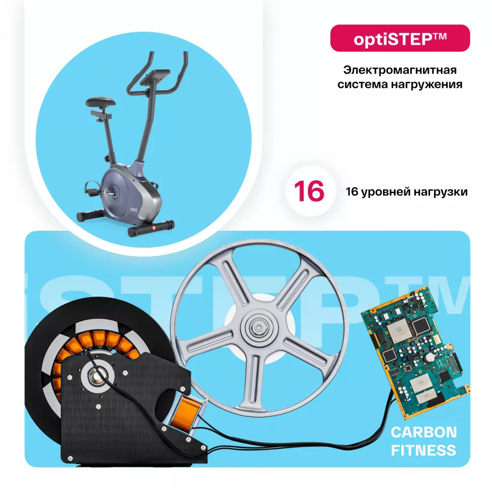 Велотренажер домашний Carbon Fitness U50