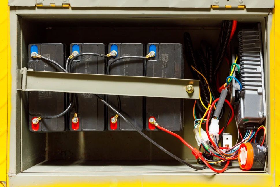 Платформенная электротележка OMA Electric SK2000 (48V 20Ah)
