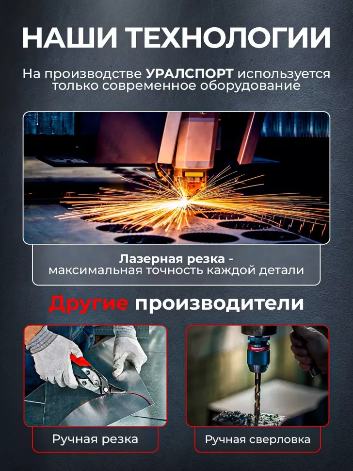 Турник Брусья Пресс 3 в 1 УралСпорт Профи 30200