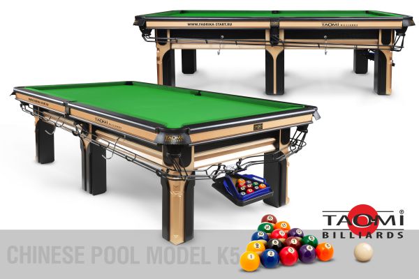 Бильярдный стол TAO-MI Model 1 "К5" (китайский пул, 9 ft, зеленое сукно)