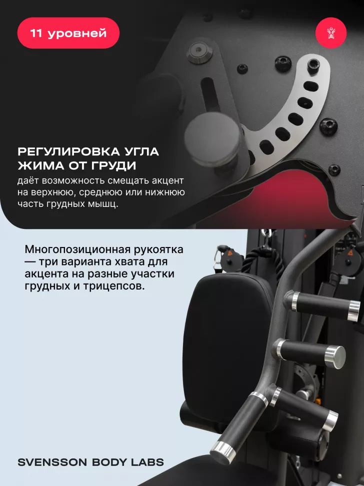 Силовой комплекс полукоммерческий Svensson Body Labs Rigel Pro