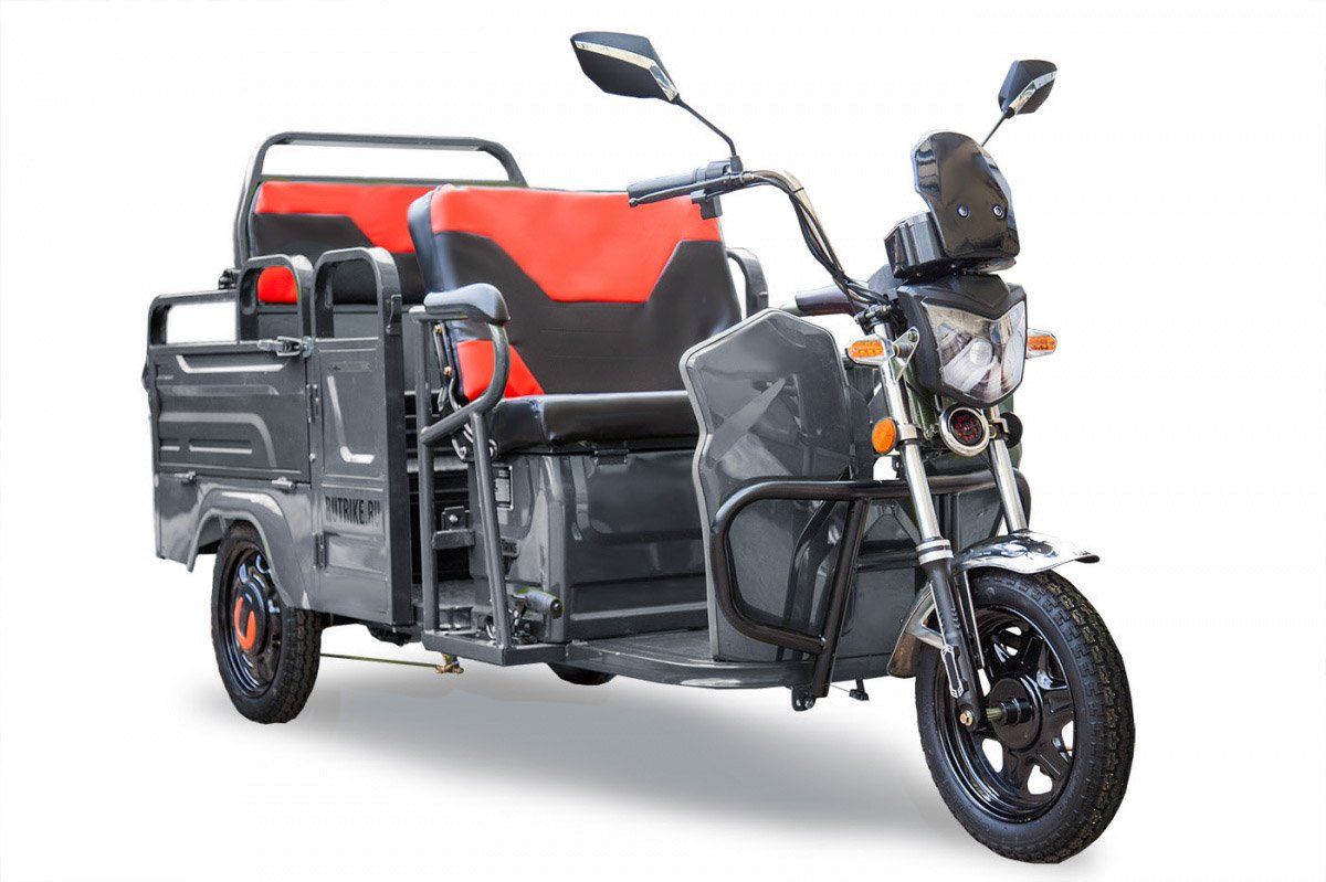 Грузовой электрический трицикл Rutrike Вояж-П 1200 Трансформер 60V800W  купить с доставкой в России