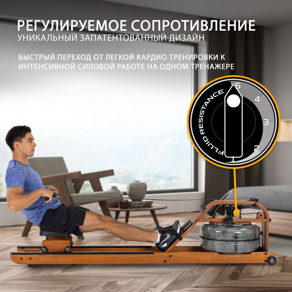 Гребной тренажер First Degree Fitness Viking 3 V 