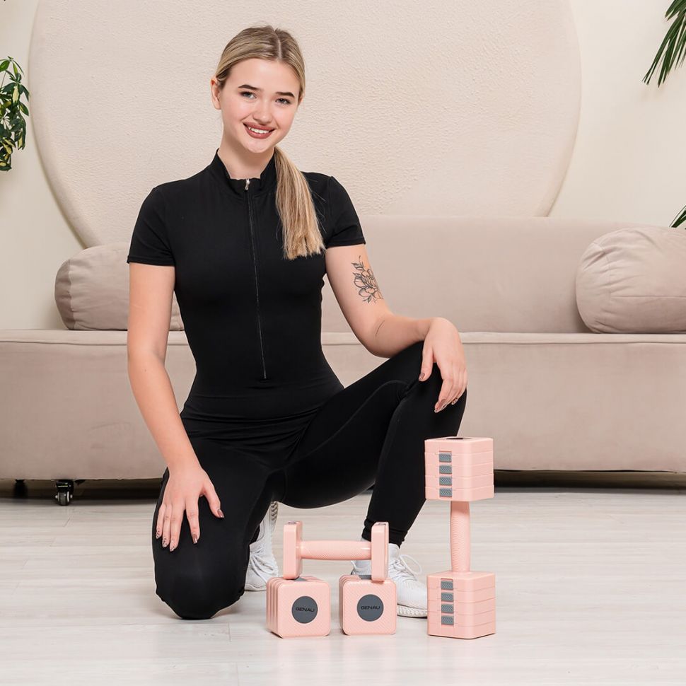Регулируемая гантель Genau Best A Dumbbell 5 кг Pink