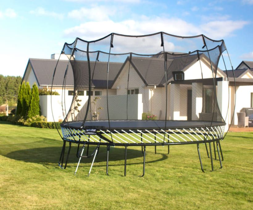 Батут круглый без пружин Springfree R132 (400 см) Батут круглый без пружин Springfree R132 (400 см)
