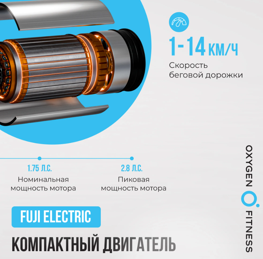 Беговая дорожка домашняя OXYGEN FITNESS SCANDIUM A