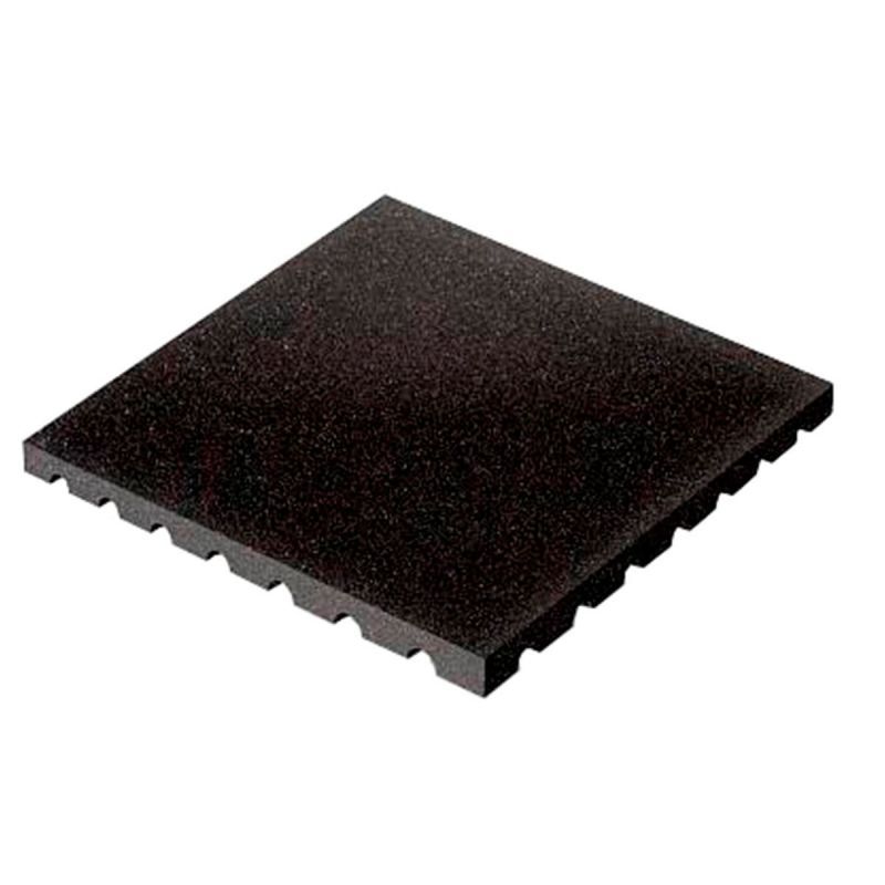 Коврик резиновый (черный Грунт) 1000x1000x30 мм PROFI-FIT