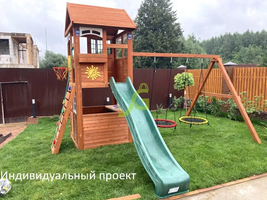 Детская игровая площадка IgraGrad Клубный домик 2 Luxe