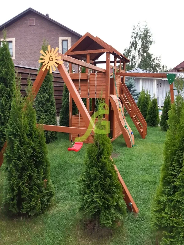 Детская игровая площадка IgraGrad Клубный домик 2 с рукоходом