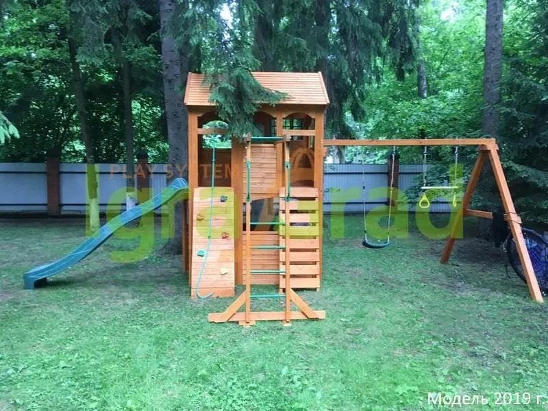 Детская игровая площадка IgraGrad Клубный домик 2 с рукоходом