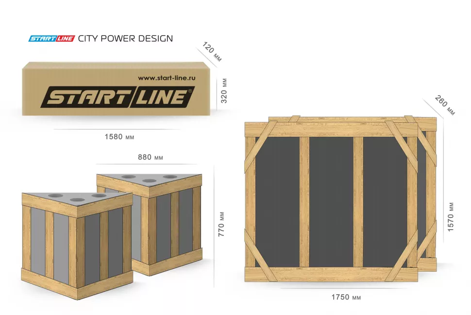 Стол теннисный Start Line City Power Design Всепогодный