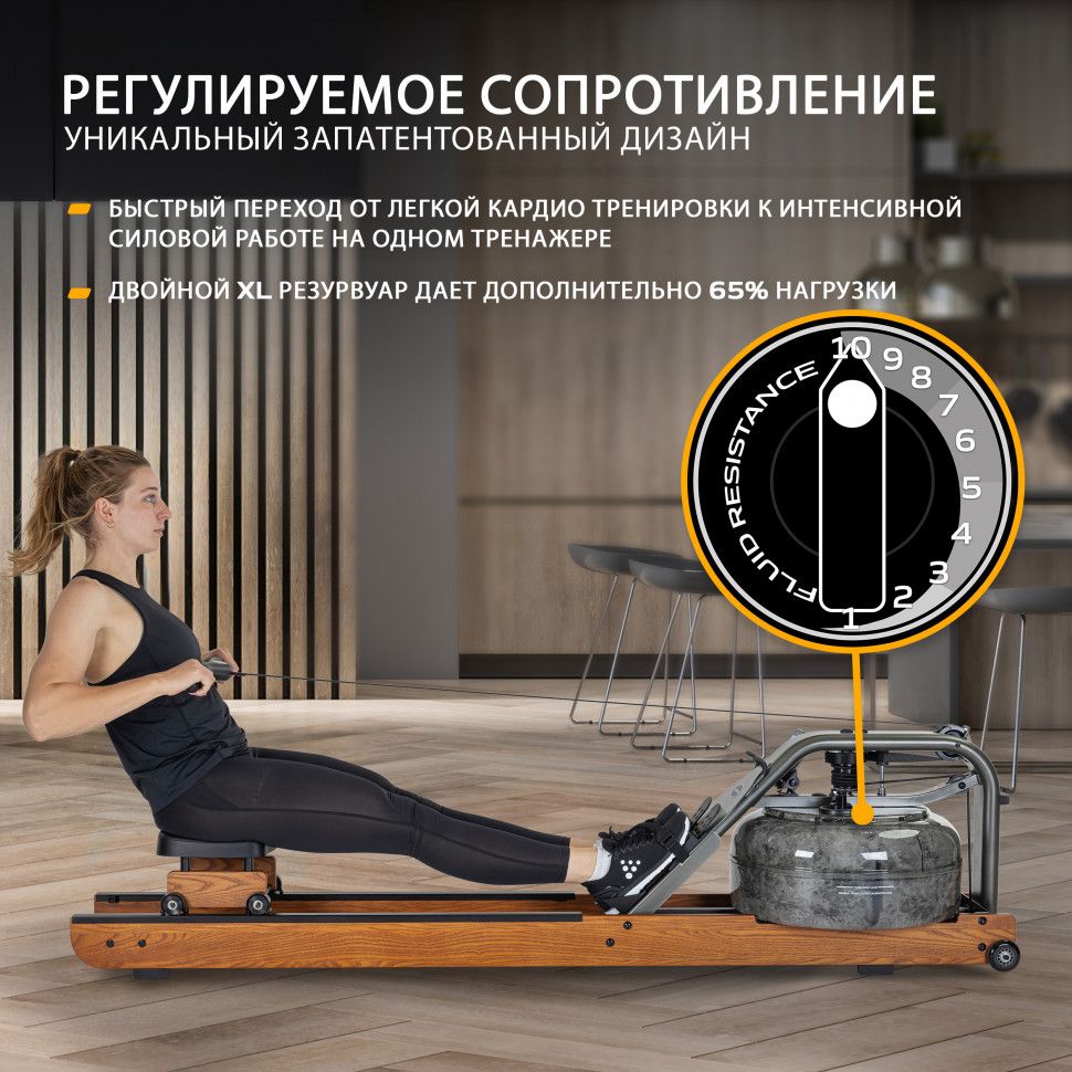 Гребной тренажер First Degree Fitness Apollo PRO XL