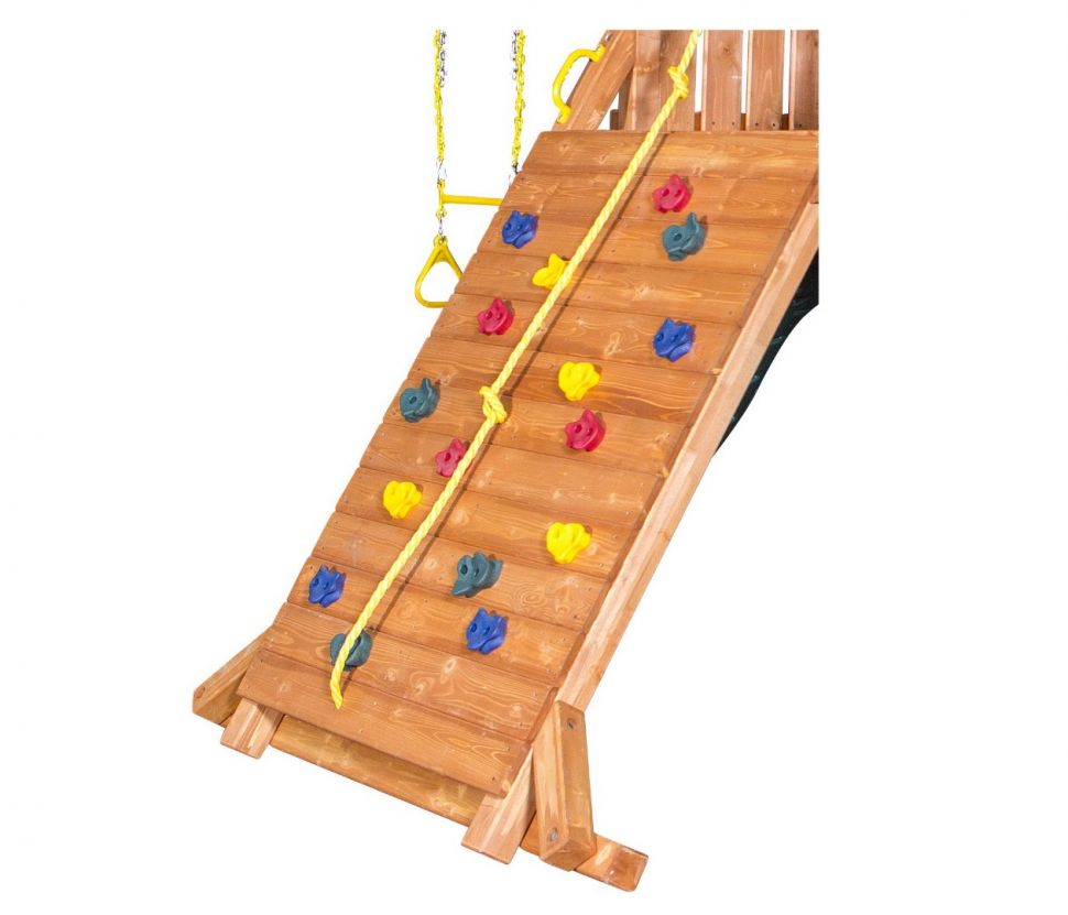 Игровая площадка PlayGarden Mega SkyFort с двумя игровыми домиками и переходом