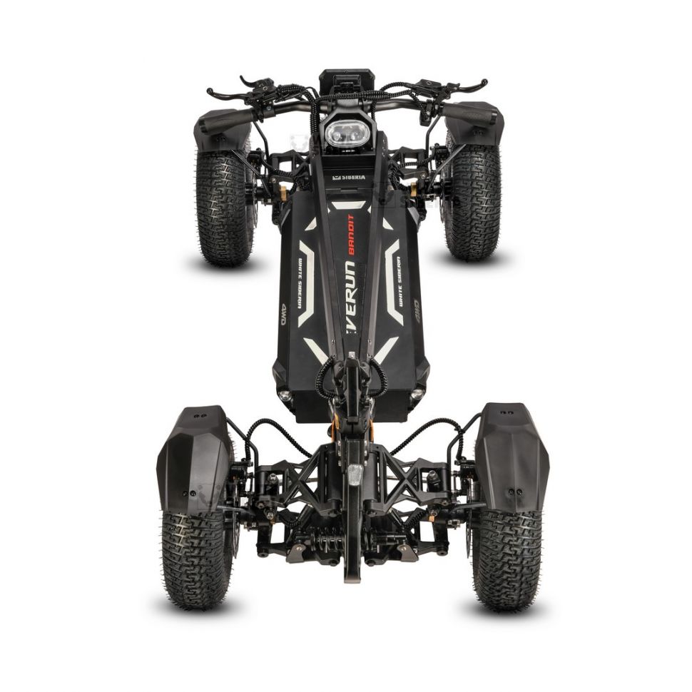 Электросамокат White Siberia Teverun Bandit 4x4 7200W