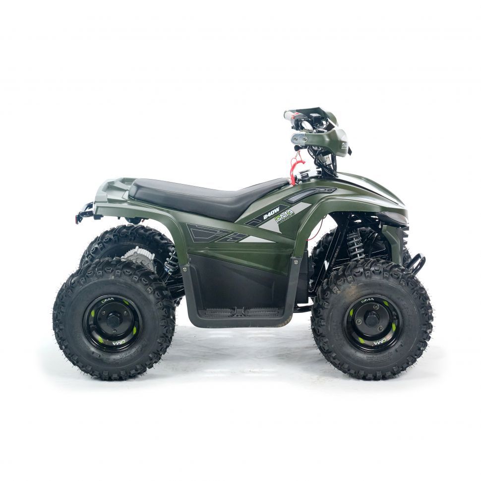 Квадроцикл детский электрический OMA Electric ELF-750 Lithium Battery Dark green