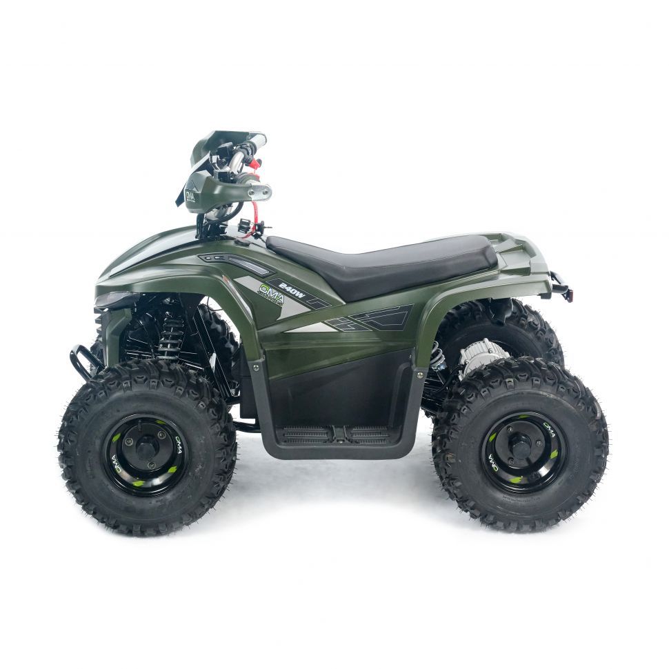 Квадроцикл детский электрический OMA Electric ELF-750 Lithium Battery Dark green