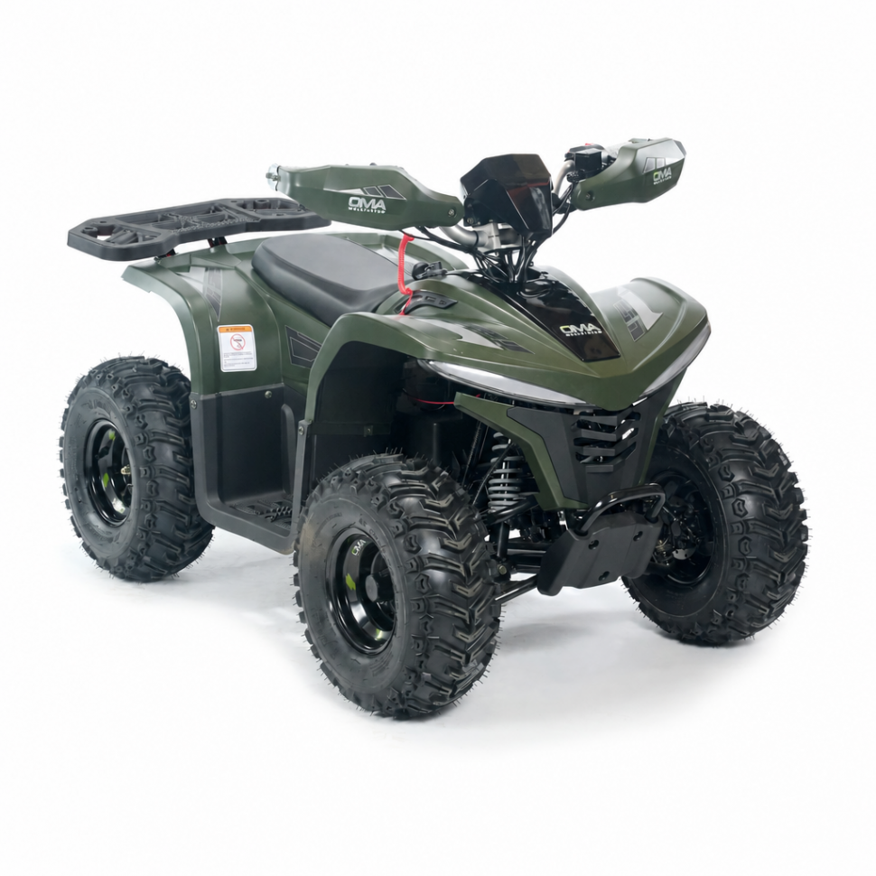 Квадроцикл детский электрический OMA Electric ELF-750 Lithium Battery Dark green