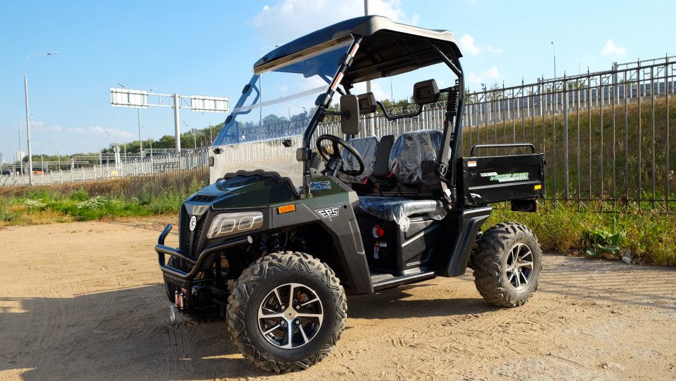 Электроквадроцикл UTV GreenCamel Сахара A10K 4x4 (10000W 72V R12) Lux