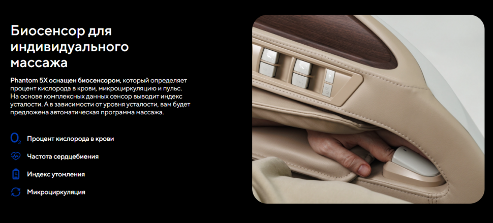 Массажное кресло Ergonova Phantom 5X Grey