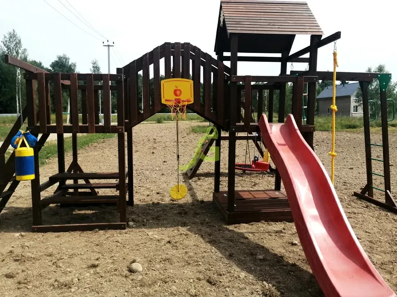Детская игровая площадка IgraGrad Панда Фани Мостик 2