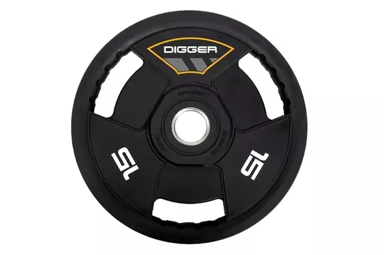 Диск олимпийский полиуретановый 3-х хватовый Hasttings Digger HD51C3A (1-25 кг)