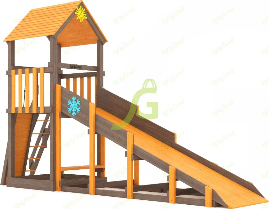 Всесезонная площадка IgraGrad C Tower со скалодромом SF1