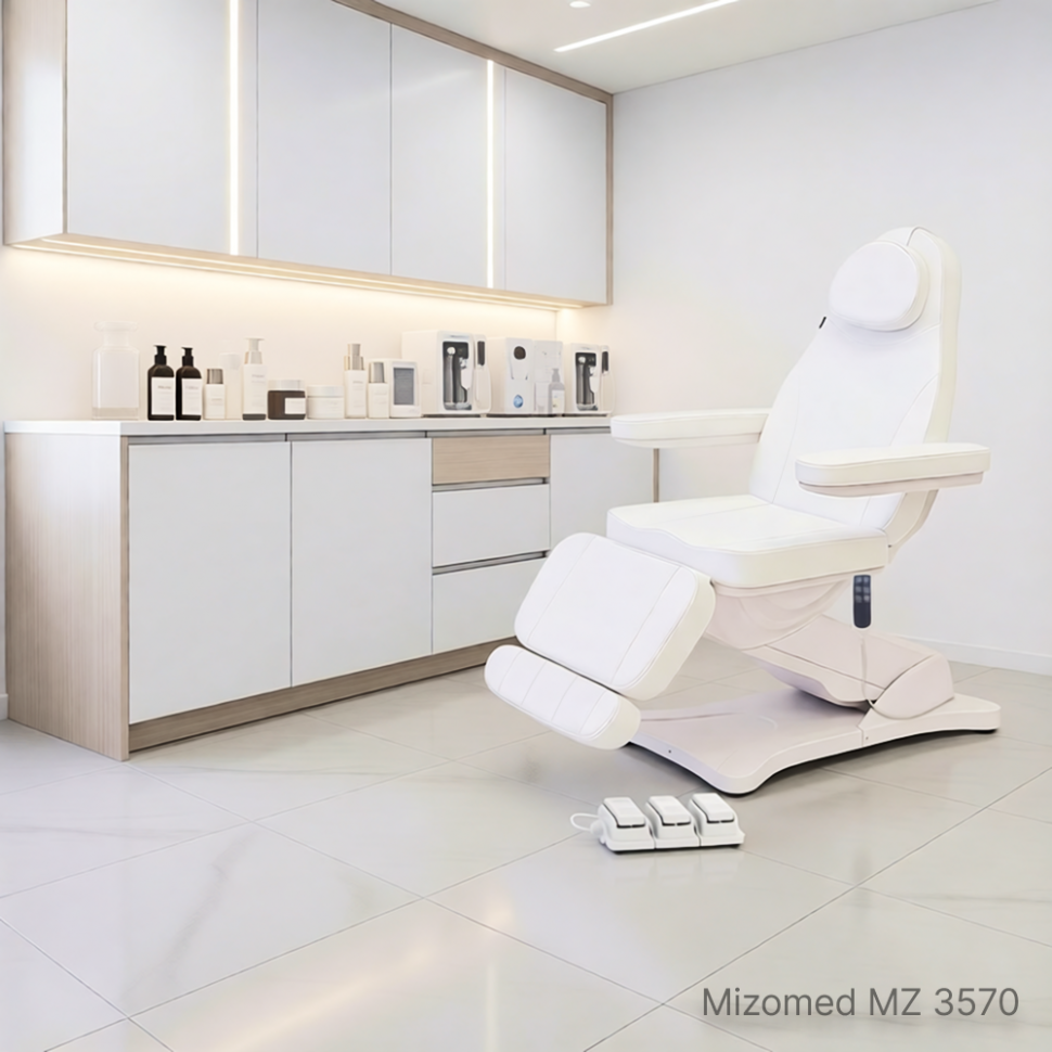 Косметологическое кресло Mizomed MZ 3570 с электроприводом (без подогрева, пульт)