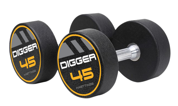 Комплект полиуретановых гантелей 5 пар от 40 до 50кг Hasttings Digger HD51D4C-40-50
