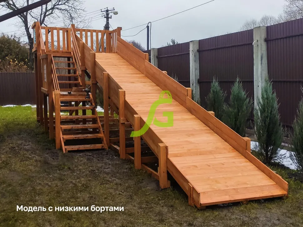 Зимняя горка IgraGrad Snow Fox (скат 8 м)