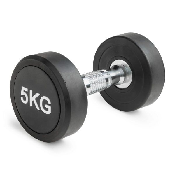 Гантель неразборная круглая VictoryFit (от 2,5 кг до 50 кг)