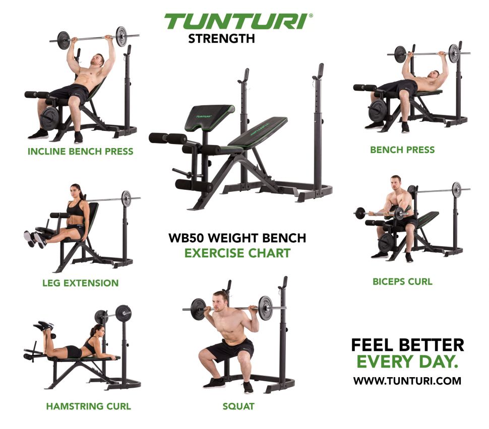 Скамья для жима Tunturi WB50