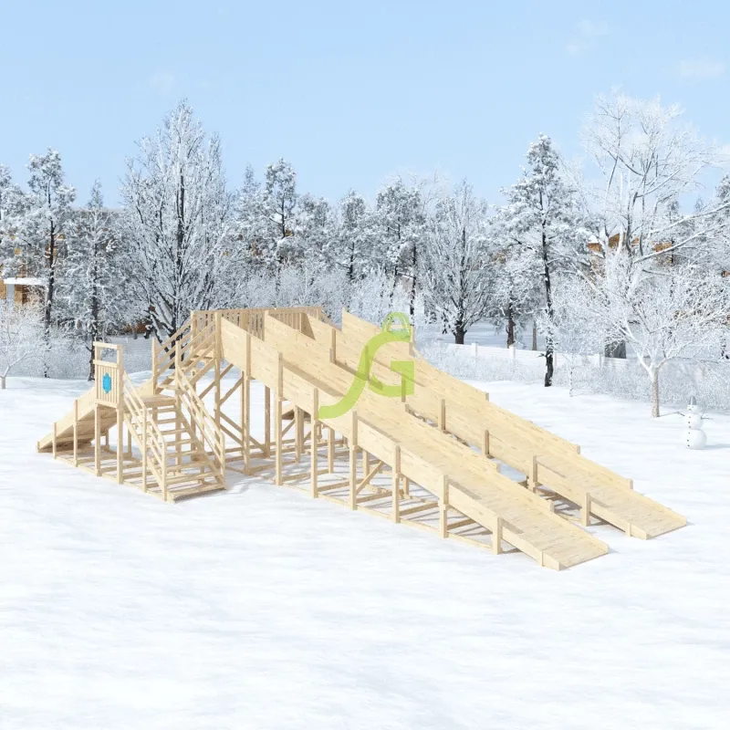 Зимняя горка IgraGrad Snow Fox (4 ската, без окраски)